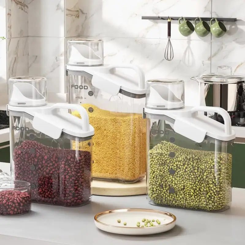 Boite Alimentaire - SealedStorageBuckets™ - Blanc - Monde du Rangement