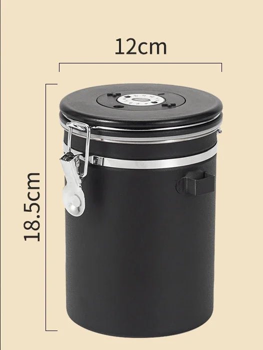 Bocal Hermetique - FoodContainers™ - Noir - Monde du Rangement