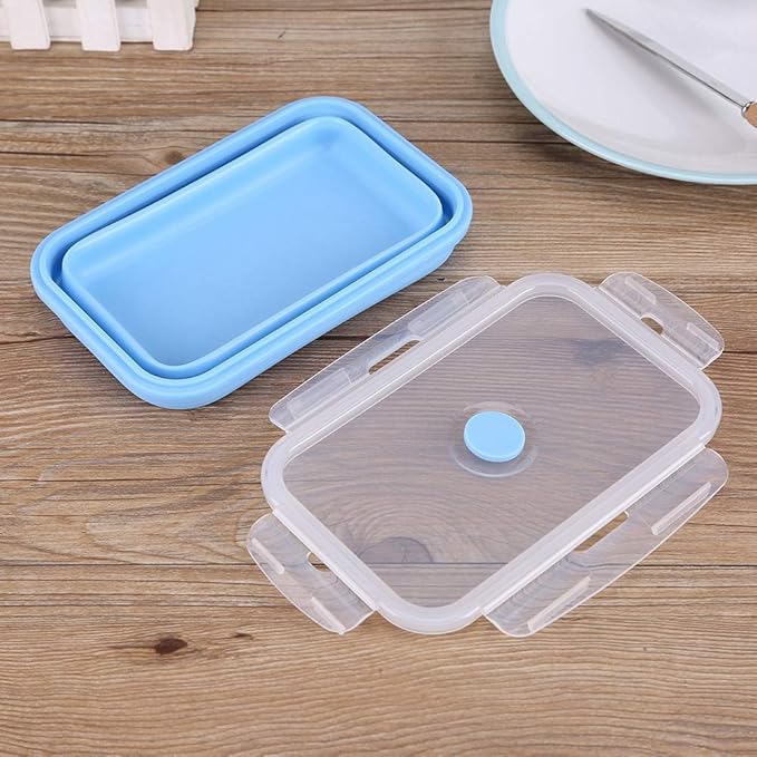 Boite Alimentaire - FoodStorageContainer™ - Bleu - Monde du Rangement