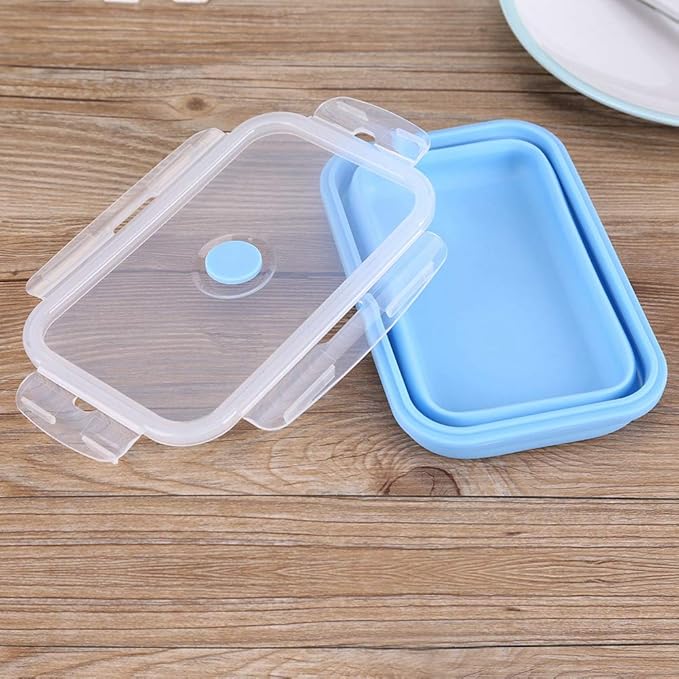 Boite Alimentaire - FoodStorageContainer™ - Bleu - Monde du Rangement