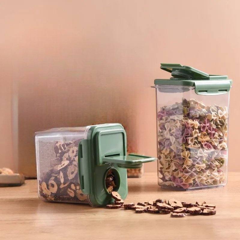 Boite Alimentaire - StorageJars™ - Vert - Monde du Rangement