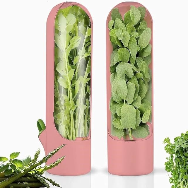 Boite de Rangement de Cuisine - VeggieCrisp™ - Rose - Monde du Rangement